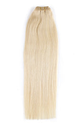 Blond Platinat Extensii Cusute Deluxe